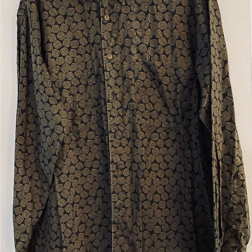 Kenneth Gordon Heirloom Vintage men’s XL button down- New Orleans made 100 %